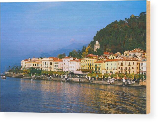Italy Wood Print featuring the photograph Bellagio by Claude Taylor