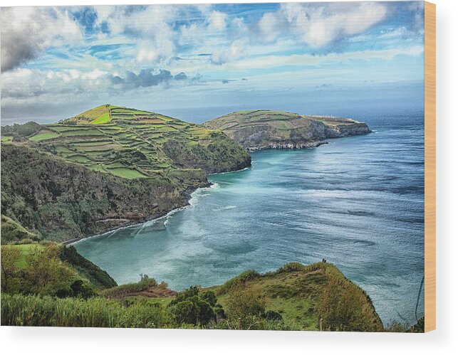 Azores Wood Print featuring the photograph Seaside Delights by Phil Marty