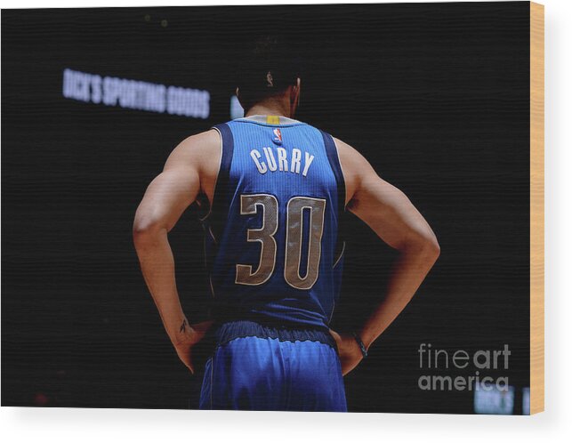 Seth Curry Wood Print featuring the photograph Seth Curry by Bart Young