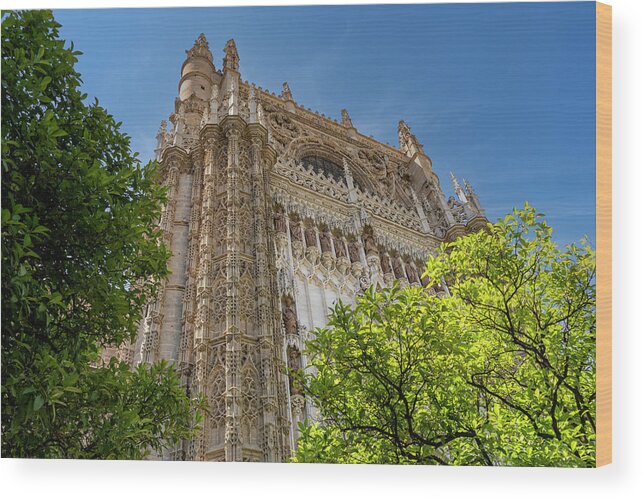 Spain Wood Print featuring the photograph Seville Cathedral by Betty Eich