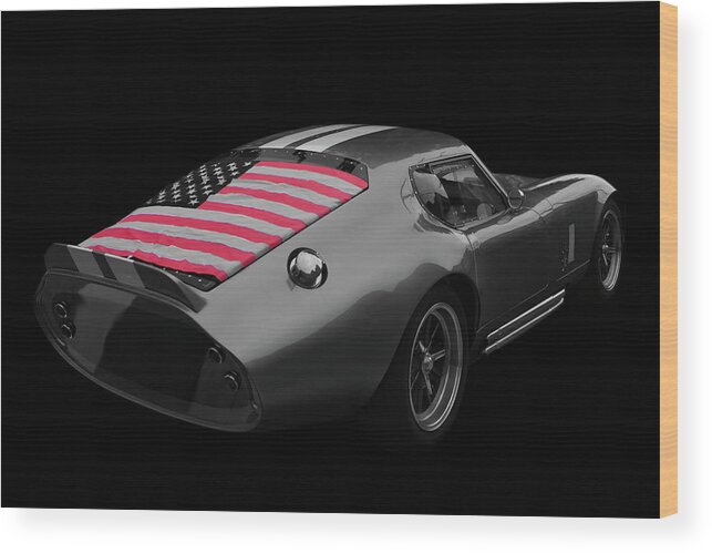Shelby Daytona Wood Print featuring the photograph Shelby Daytona by Darius Aniunas