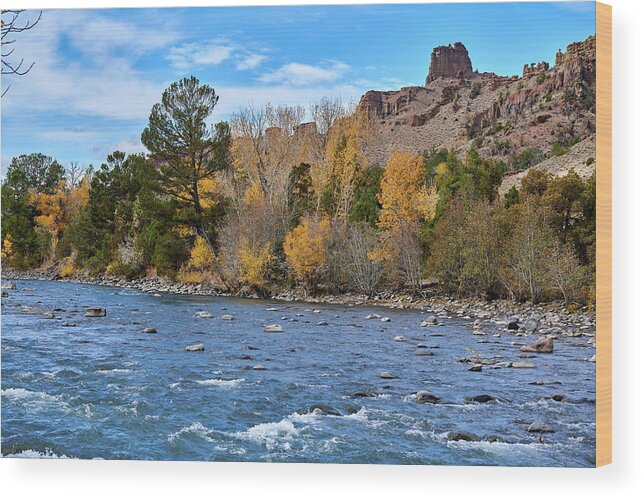 River Wood Print featuring the photograph Shoshone River by Paul Freidlund