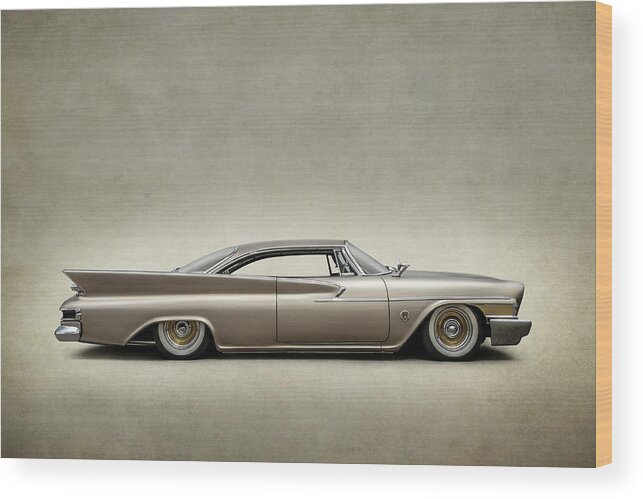 Chrysler Wood Print featuring the digital art Sixty-One Chrysler by Douglas Pittman