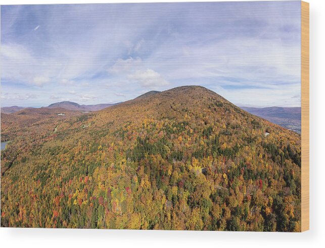 Little Equinox Wood Print featuring the photograph Skyline Drive over Little Equinox by Jeff Folger