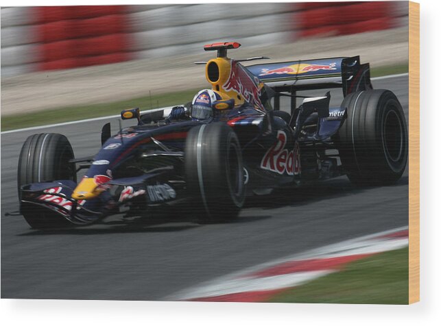 Red Bull Racing Wood Print featuring the photograph Spanish F1 Grand Prix by Vladimir Rys