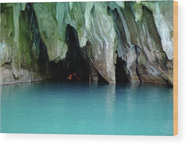 Philippines Wood Print featuring the photograph Subterranean River National Park by Arj Munoz
