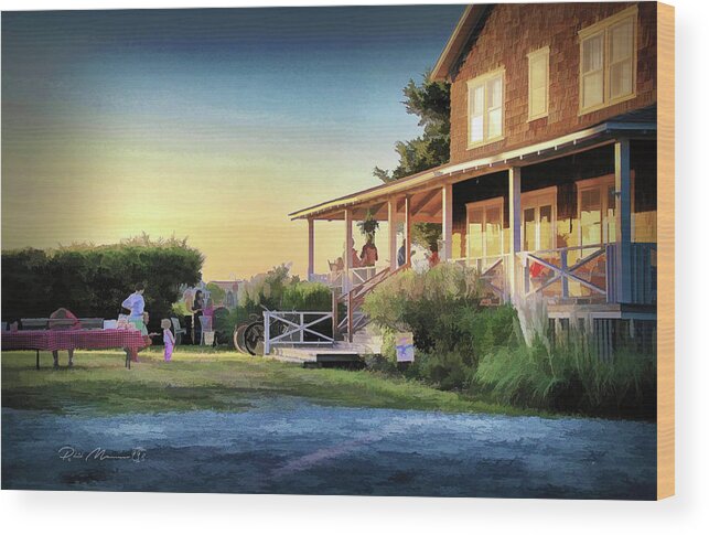 Summer Afternoon Wood Print featuring the photograph Summer Afternoon by Phil Mancuso