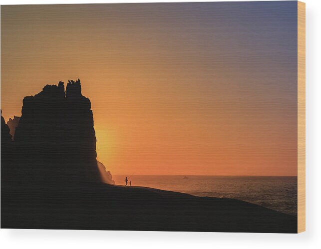 Mexico Wood Print featuring the photograph Sunrise at Land's End by WildePics Photography Inc