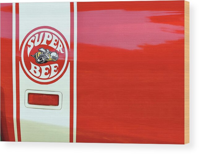 Super Bee Wood Print featuring the photograph Super Bee by Lens Art Photography By Larry Trager