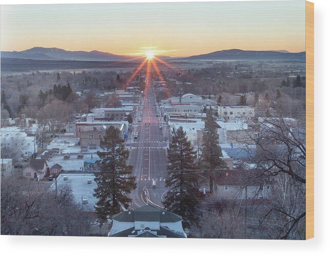 Susanville Wood Print featuring the photograph Susanville Solstice by Randy Robbins