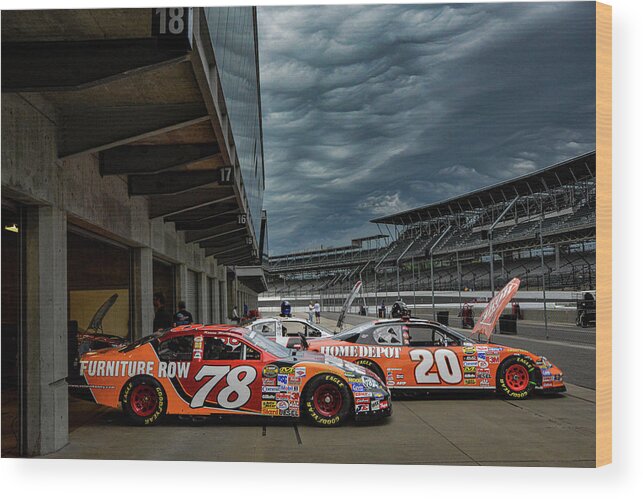 Nascar Wood Print featuring the photograph SVRA at Indy 2023 by Josh Williams