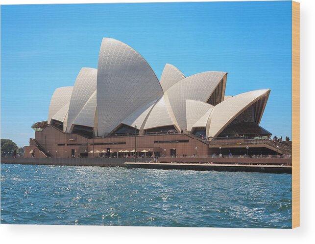 Australia Wood Print featuring the photograph Sydney Opera House in Sydney, Australia by Kelvinjay