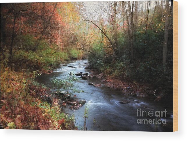 River Wood Print featuring the photograph Tellico Lullabye by Rick Lipscomb