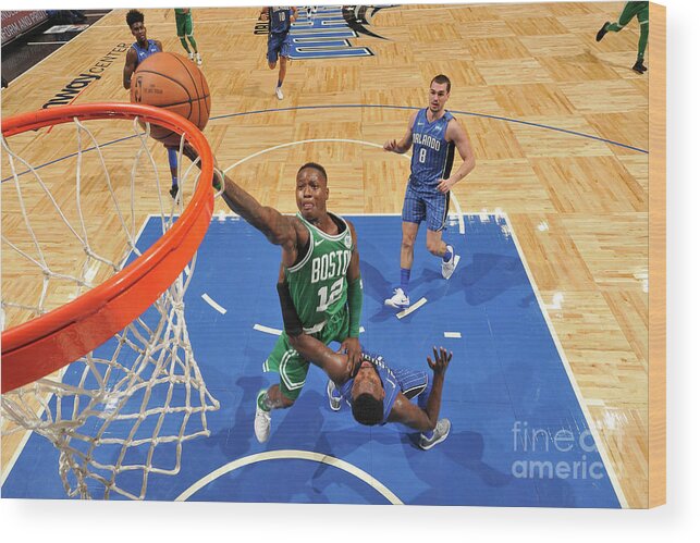 Terry Rozier Wood Print featuring the photograph Terry Rozier by Fernando Medina