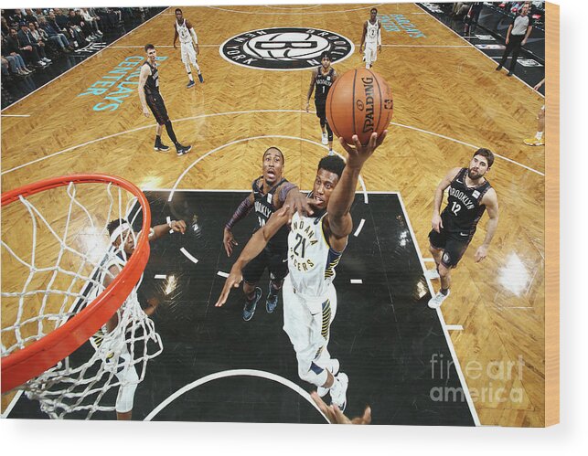 Thaddeus Young Wood Print featuring the photograph Thaddeus Young by Nathaniel S. Butler