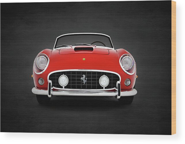 Ferrari Wood Print featuring the photograph The 250 GT by Mark Rogan