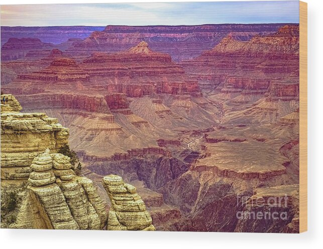 Landscape Wood Print featuring the photograph The Colorado River by Diana Mary Sharpton