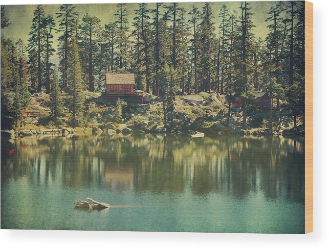 #faatoppicks Wood Print featuring the photograph The Old Days by the Lake by Laurie Search