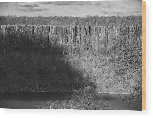 Hudson River Wood Print featuring the photograph The Palisades by Kevin Suttlehan