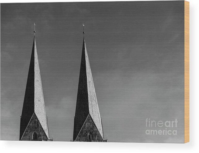 Spires Wood Print featuring the photograph The Spires by Daniel M Walsh