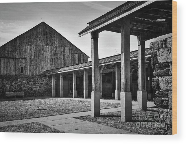 Barn Wood Print featuring the photograph The Stables by Kirt Tisdale