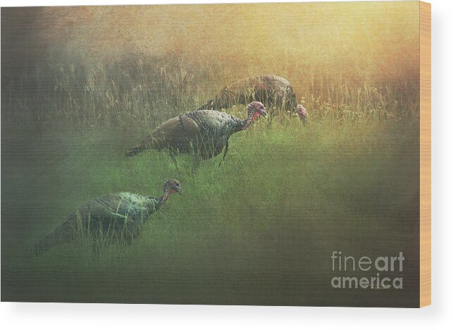 Wild Wood Print featuring the photograph The Sunset Feeding by Marvin Spates