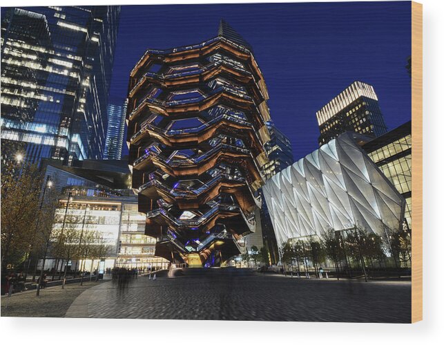The Vessel Wood Print featuring the photograph The Vessel, NYC - Hudson Yards, New York City by Earth And Spirit