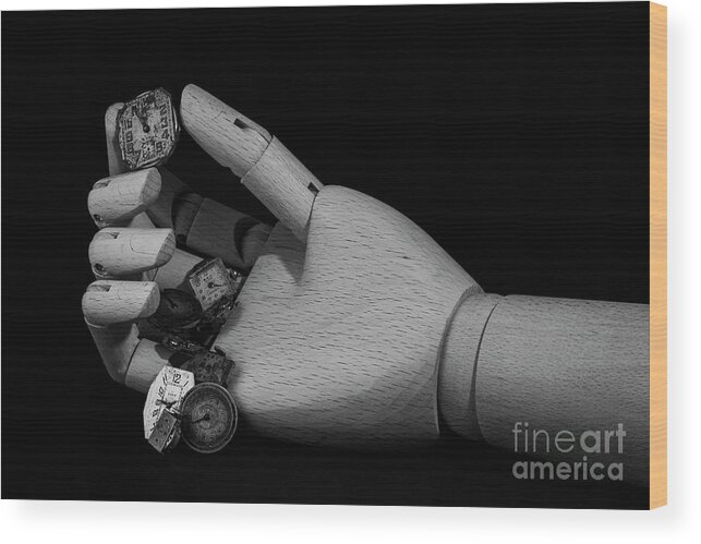 Watch Wood Print featuring the photograph Time on My Hands by Holly Ross