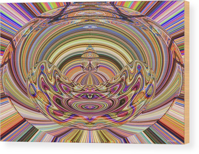 Tom Stanley Janca Abstract 5349pa2 Wood Print featuring the digital art Tom Stanley Janca Abstract 5349pa2 by Tom Janca