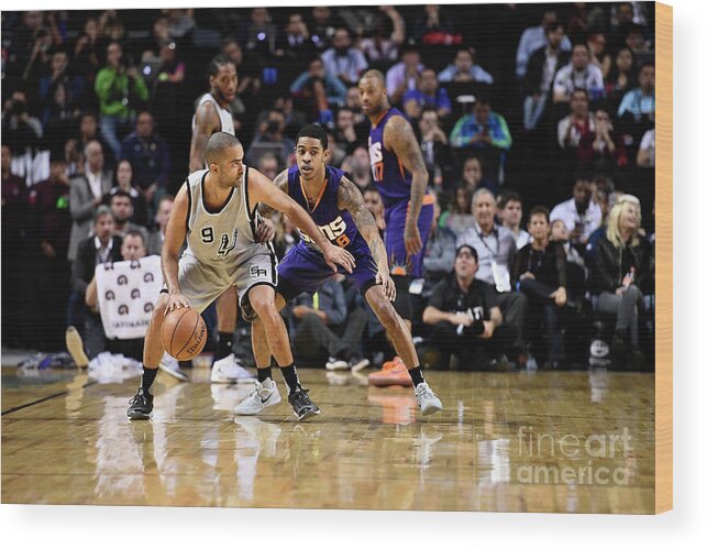 Event Wood Print featuring the photograph Tony Parker by David Dow