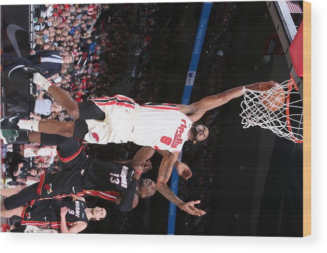 Trevor Ariza Wood Print featuring the photograph Trevor Ariza by Sam Forencich