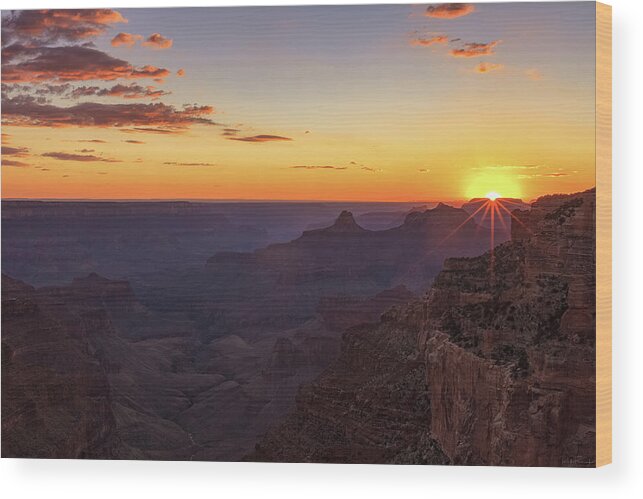 American Southwest Wood Print featuring the photograph Twilight in the Canyon by Rick Furmanek