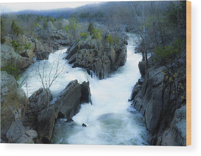 River Wood Print featuring the photograph Two Rivers by Addison Likins