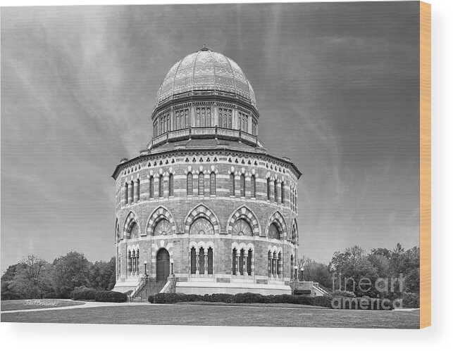 Union College Wood Print featuring the photograph Union College Nott Memorial by University Icons