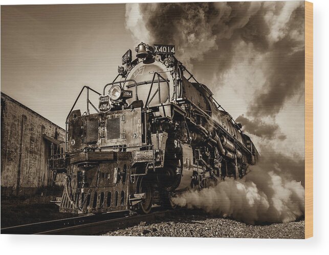 Train Wood Print featuring the photograph Union Pacific 4014 Big Boy by David Morefield