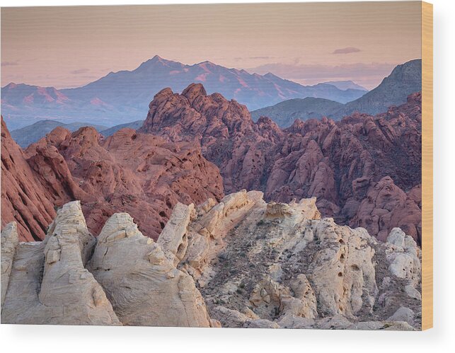 Nevada Wood Print featuring the photograph Valley of Fire by Whit Richardson