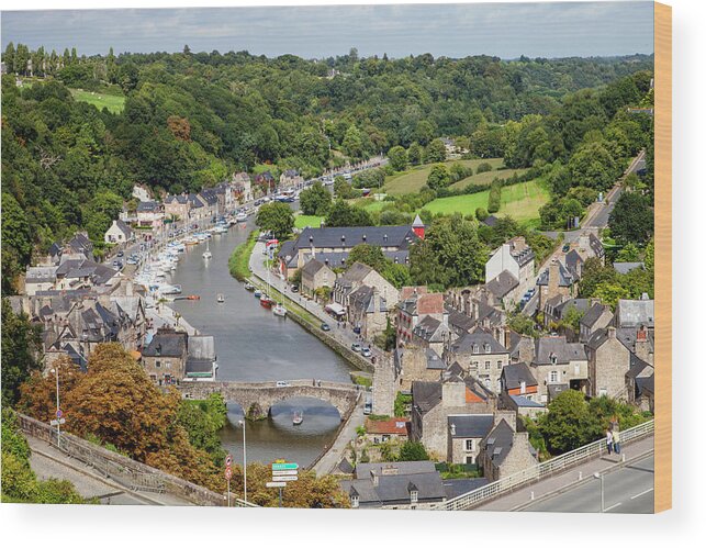 France Wood Print featuring the photograph View from the Tour Sainte-Catherine by W Chris Fooshee