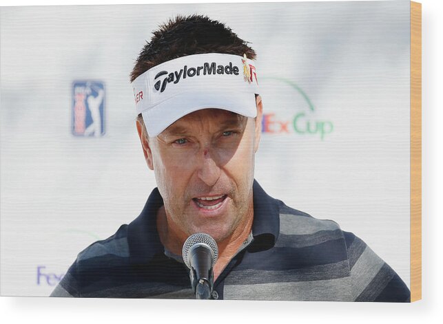 People Wood Print featuring the photograph Waste Management Phoenix Open - Previews by Scott Halleran