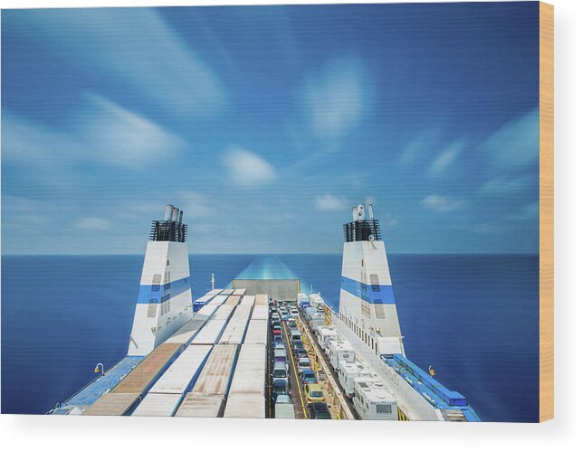 Aboard Wood Print featuring the photograph Welcome on board by Mirko Chessari