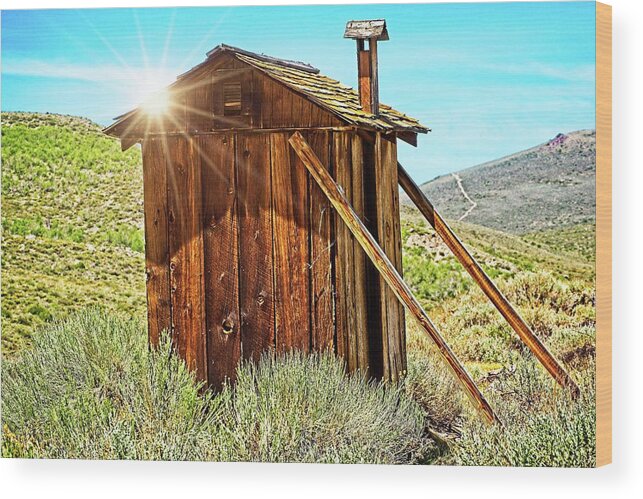 Abandoned Wood Print featuring the photograph When You Gotta Go by David Desautel