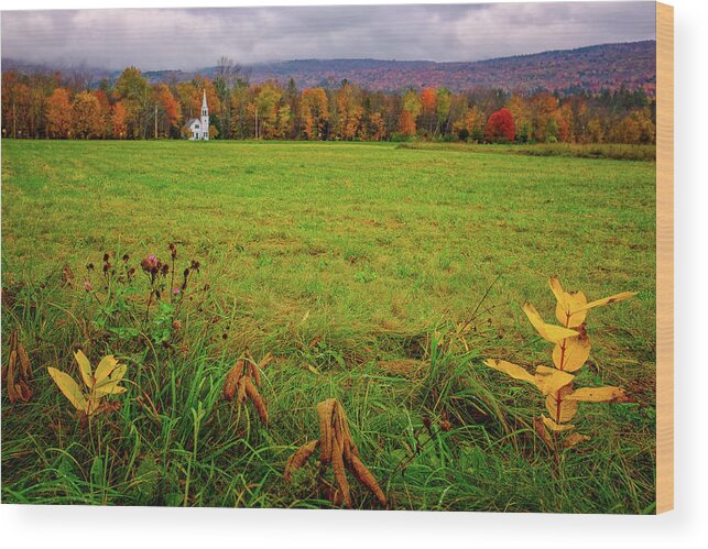 New Hampshire Wood Print featuring the photograph Wonalancet. by Jeff Sinon
