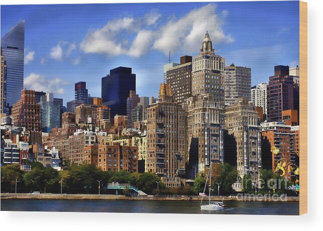 Architecture Wood Print featuring the photograph Architecture of New York Series by Marcia Lee Jones