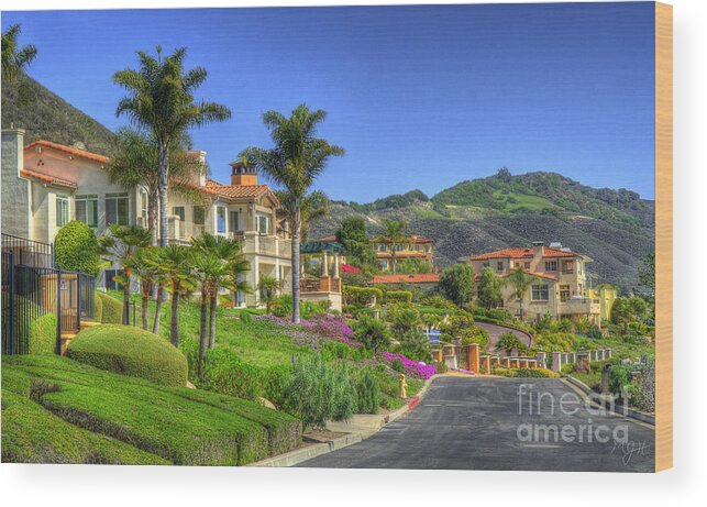 Hdr Process Wood Print featuring the photograph Buy a House Here by Mathias 
