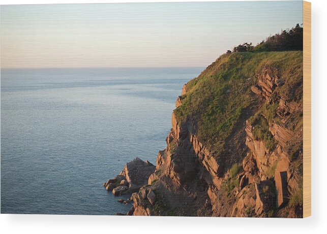 Scenics Wood Print featuring the photograph Cape Breton Island At Dusk by Andalib