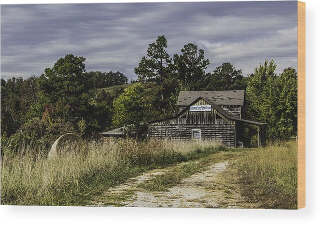 Ar Wood Print featuring the photograph Country Palace Ozark Mountains, AR by Betty Denise