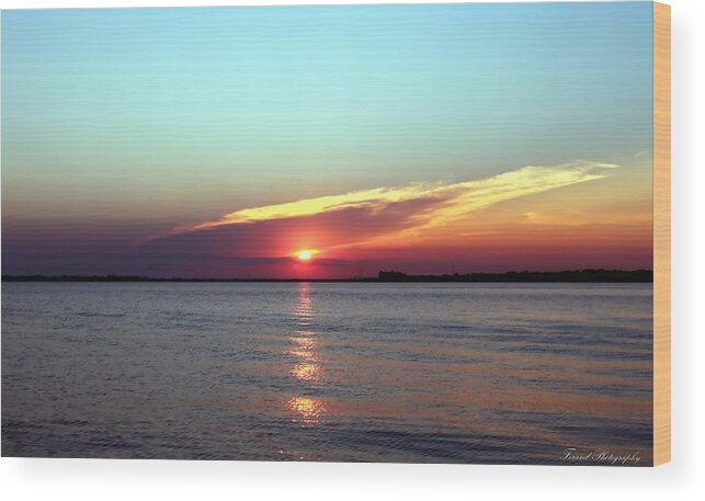 Sunsets Wood Print featuring the photograph Gods Creation by Debra Forand