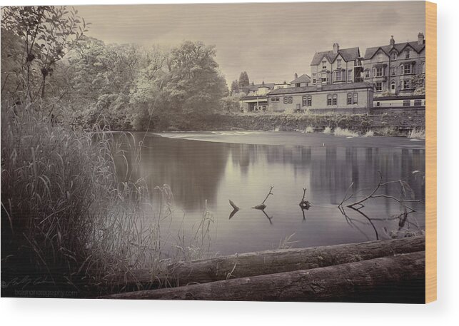  Wood Print featuring the photograph Infrared Riverside by B Cash
