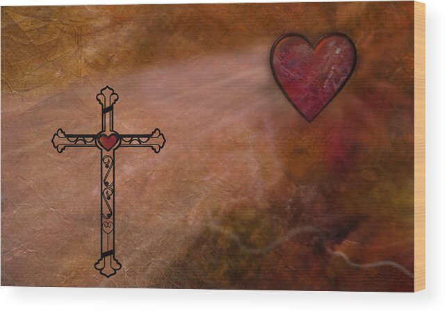 Spiritual Wood Print featuring the photograph Love by David Wise