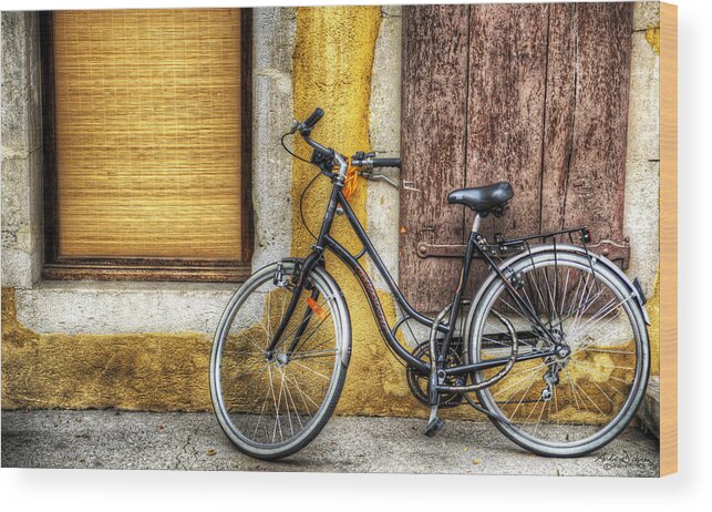 Bike Wood Print featuring the photograph Resting Bike by Andrew Dickman