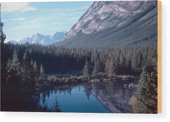 Mountains Wood Print featuring the photograph Rocky Mountain Gem by Jim Sauchyn